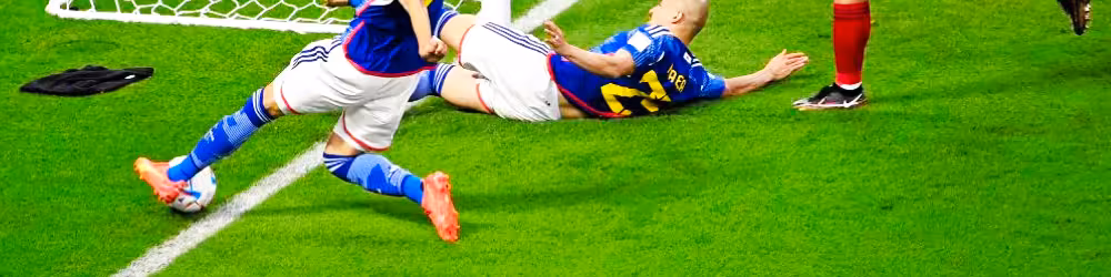 Japan versus Spain in the Football World Cup 2022